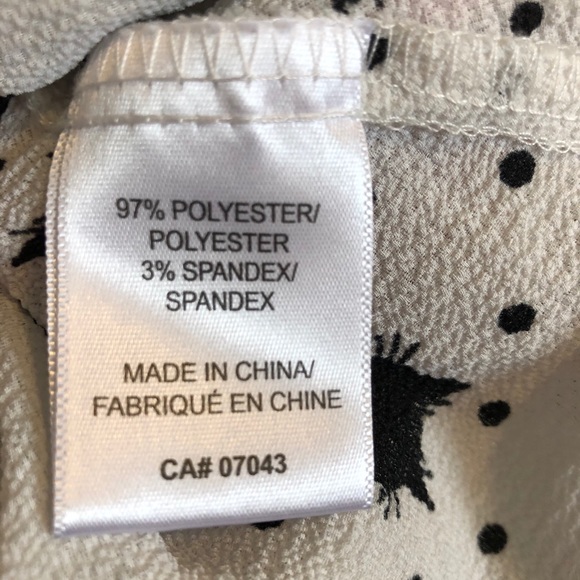 🐱 Stella Tweed Black Cat Print Dressy Top XS - Picture 7 of 7